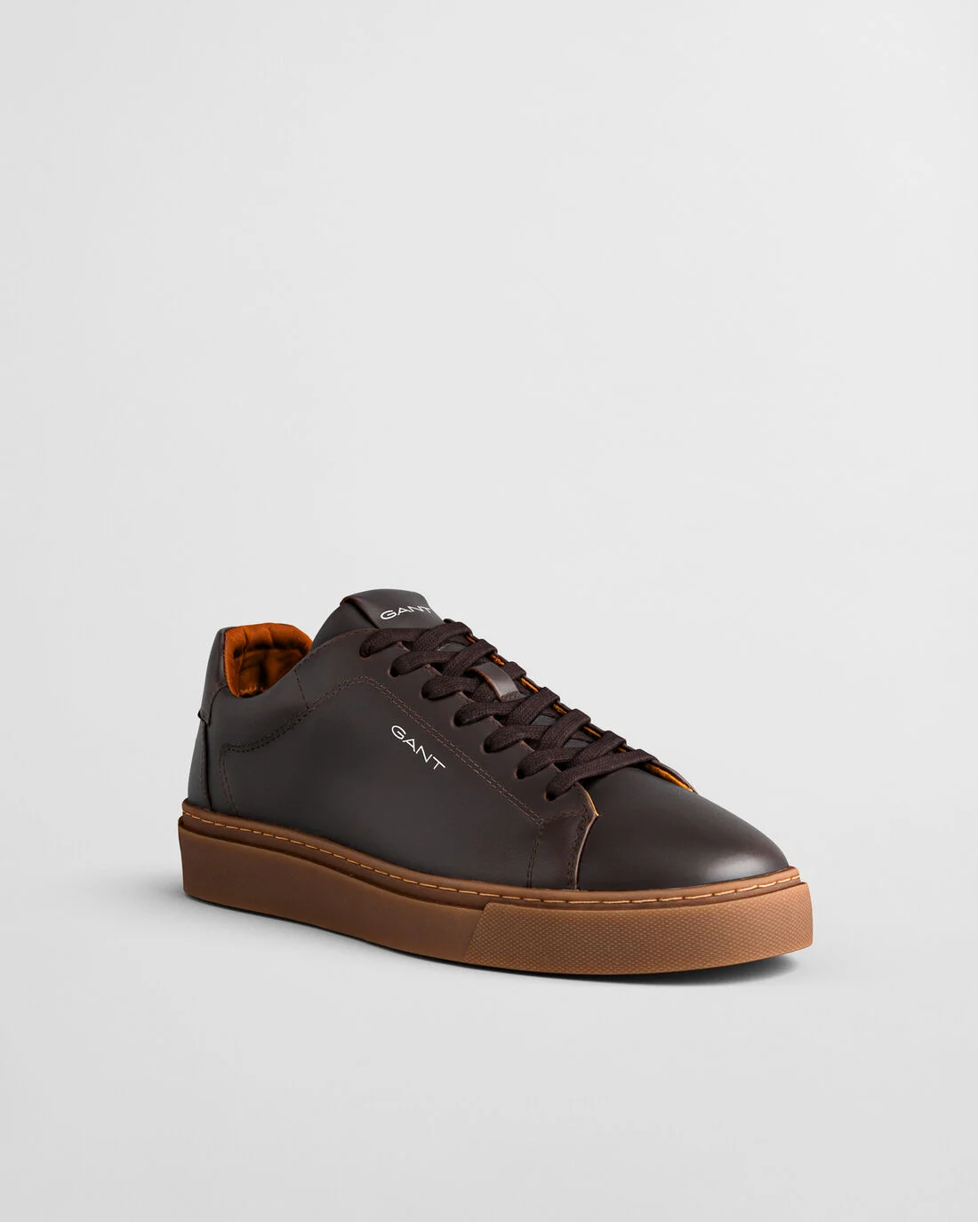 McJulien Leather Sneakers-Deep Brown