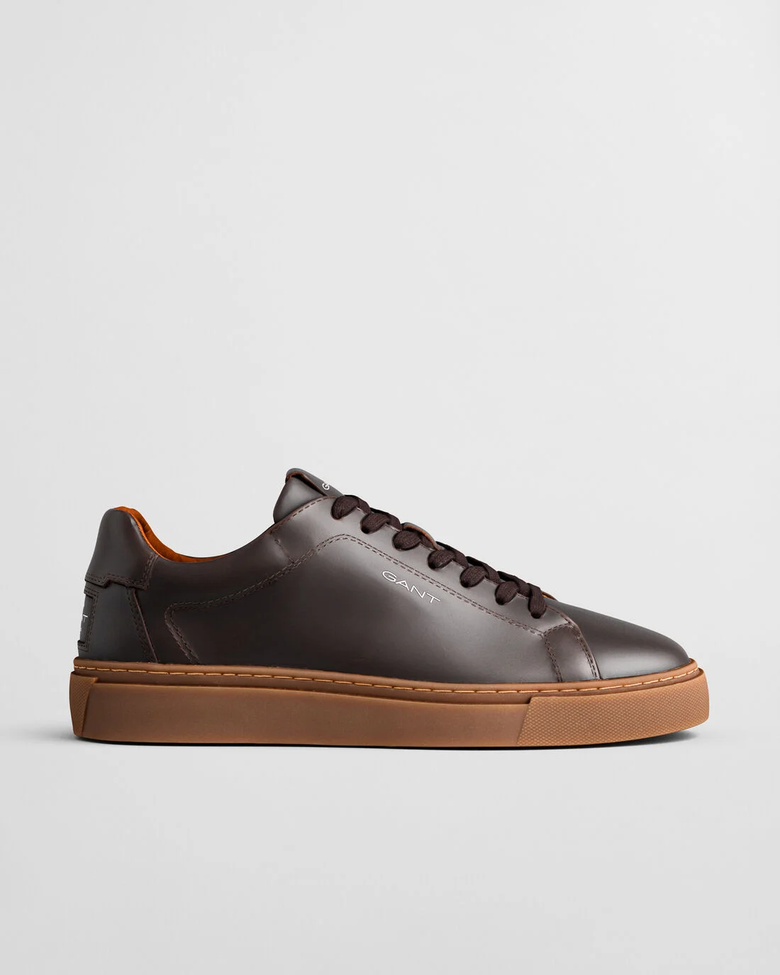 McJulien Leather Sneakers-Deep Brown