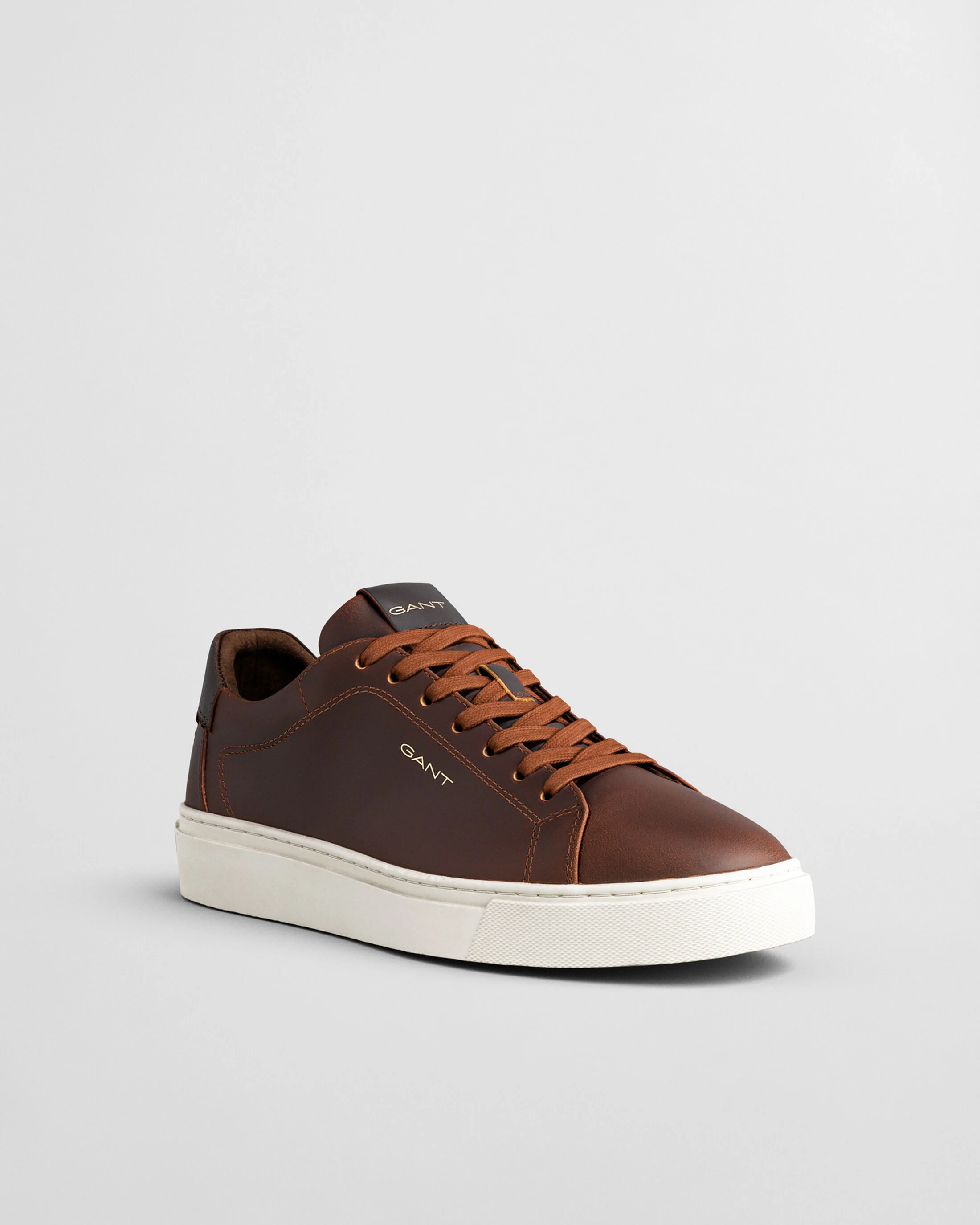 McJulien Leather Sneakers-Cognac