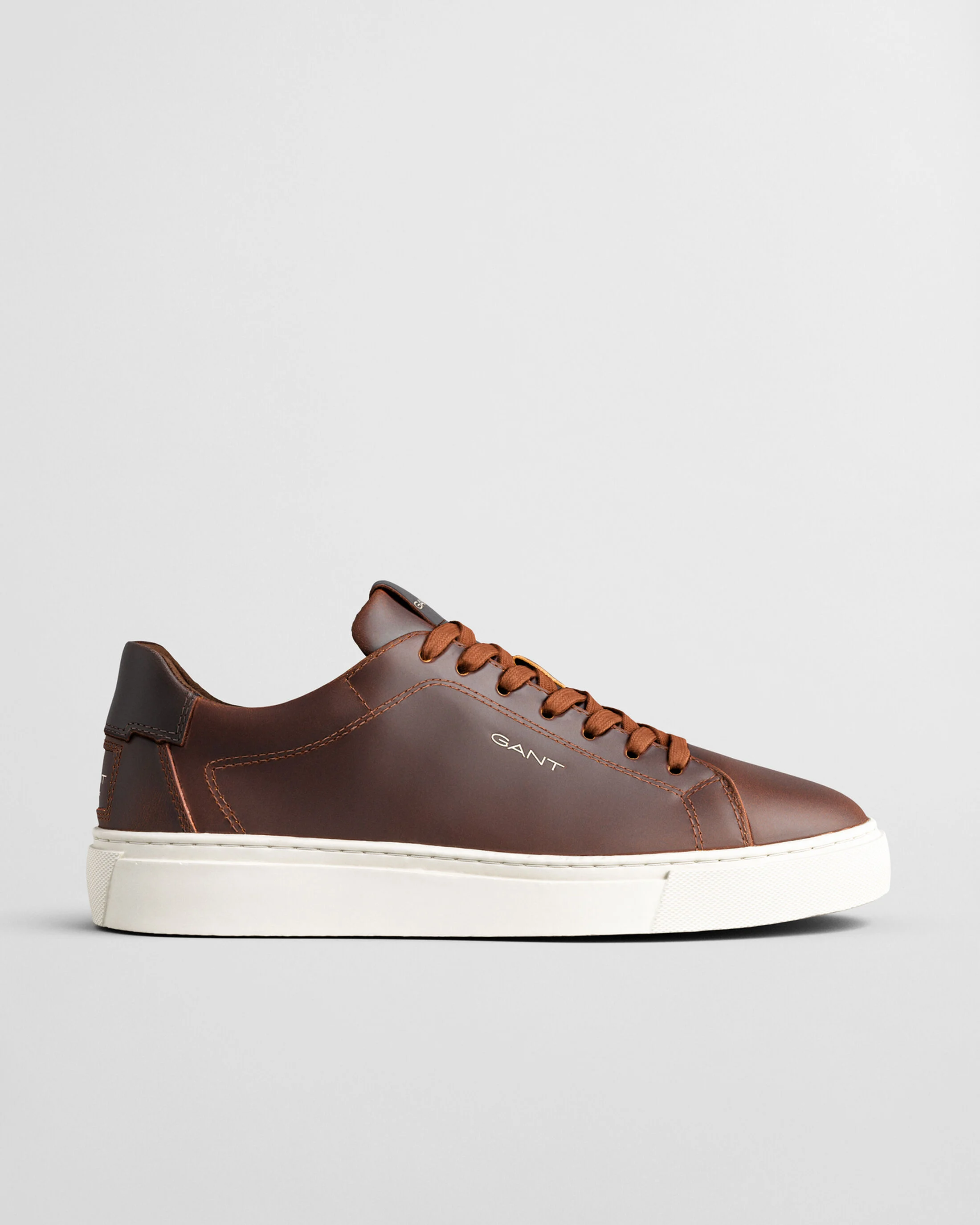 McJulien Leather Sneakers-Cognac